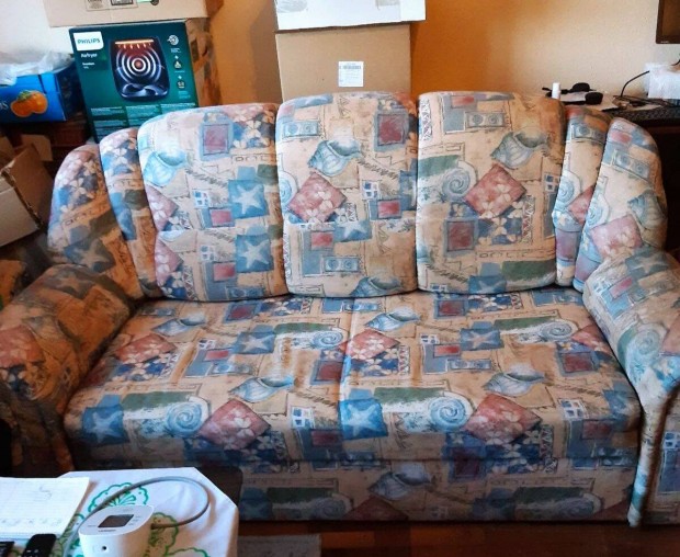 Használt ülőgarnitúra, kiváló állapotban, 3+2+1