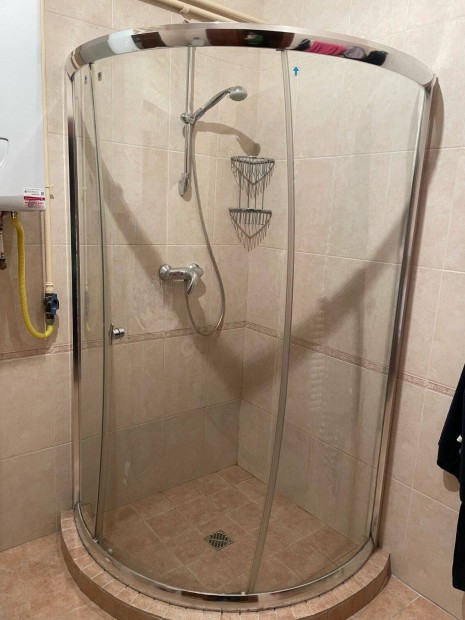 Hasznlt zuhanykabin negyedkrves 90x90 elad