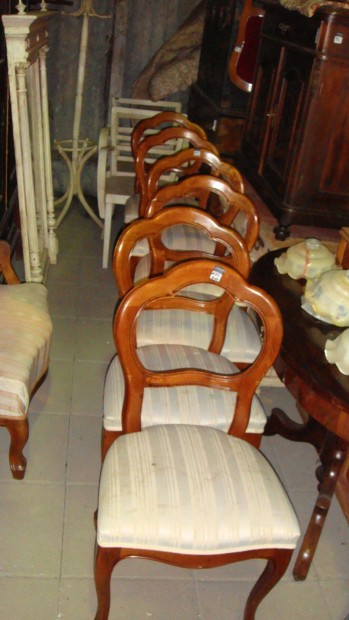 Hat darab neobarokk szék