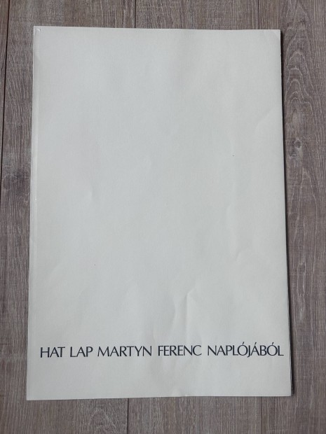 Hat lap Martyn Ferenc napljbl 