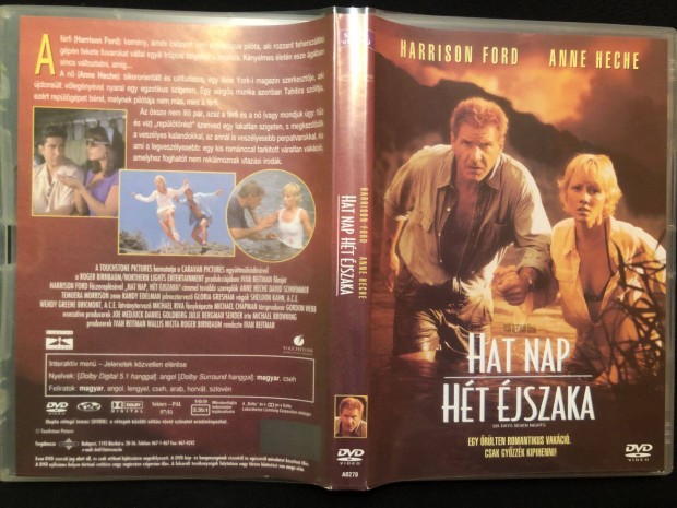 Hat nap ht jszaka (Harrison Ford, Anne Heche) DVD