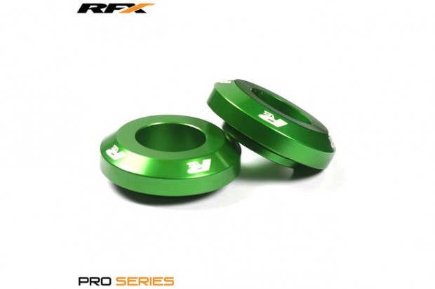 Hátsó kerék távtartók RFX Pro zöld KXF 250 / 450