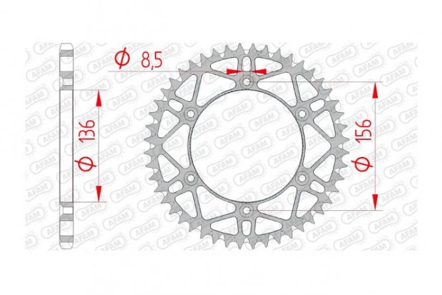 Hts lnckerk Afam acl ntisztul 48 fog Beta / Sherco szmra