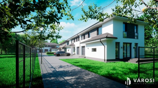 Hatvan utcai kertben elad� 1 emeletes ikerh�z