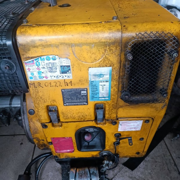 Hatz 1D81C diesel motor és hidraulika szivattyú
