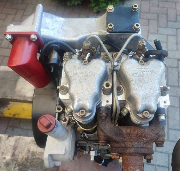 Hatz 2G40 Stabil Diesel Motor kevés üzemórával indítható!