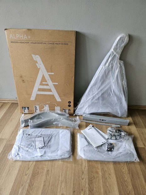 Hauck Alpha + etetőszék (grey)