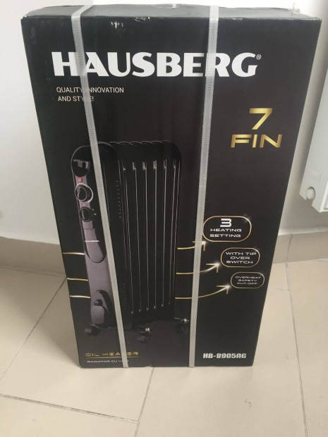 Hausberg DA00890 Hsugrz olajraditor 600-900-1500W 7 lamells 110x5