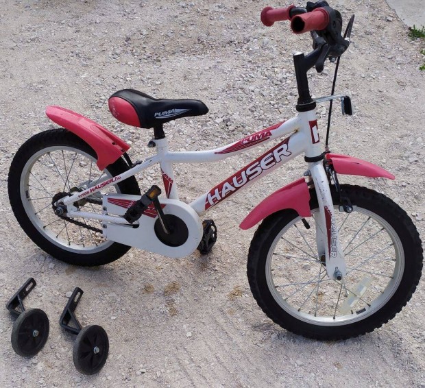 Hauser 16" gyerek bicikli + mankkerk
