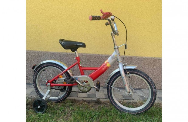 Hauser BMX 16'' Kiwi gyermek kerékpár bicikli pótkerékkel - acélból !!