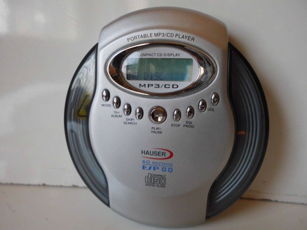 Hauser DM-40 discman MP3/CD lejtsz
