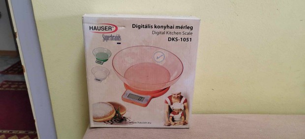 Hauser Digitlis konyhai mrleg - sosem hasznlt - jszer