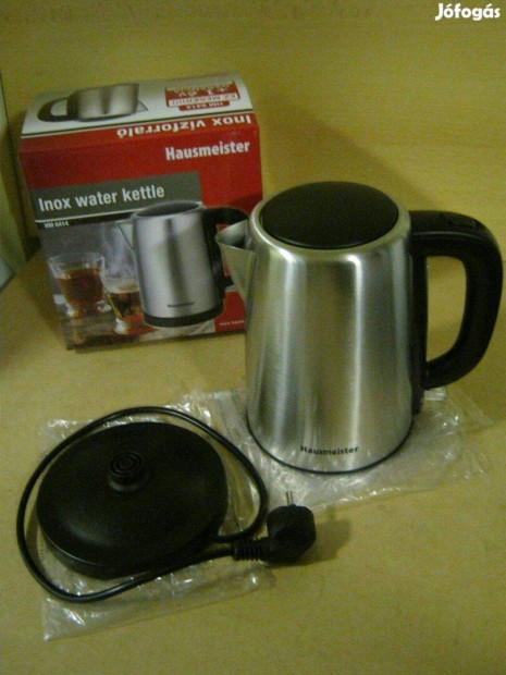 Hausmeister HM-6414 Vízforraló 1, 7 L Inox, jótállással. Új!