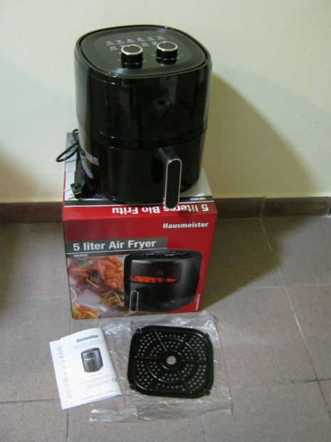 Hausmeister HM-6933 BIO Fritu / Forr�leveg�s s�t� 5 L j�t�ll�ssal. �j!