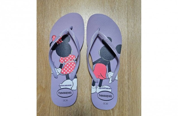 Havaianas lila Mickey flip-flop papucs (39)