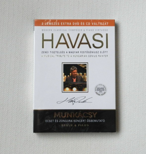 Havasi Balzs Munkcsy Ecset s zongora CD+DVD