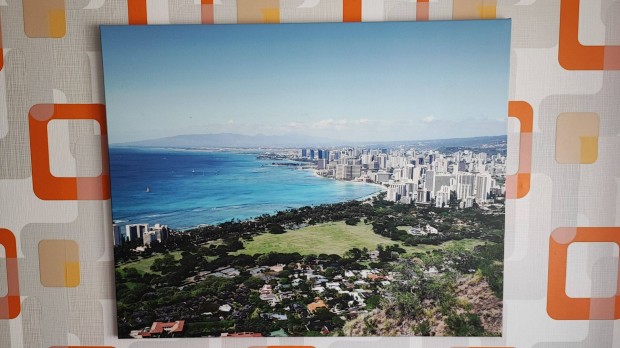 Hawaii, Honolulu, U.S.A. vszonkp 80x100 cm