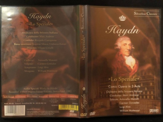 Haydn Lo Speziale Silverline Classics DVD