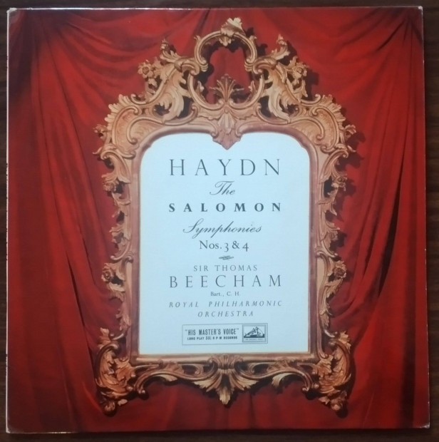 Haydn: Symphonies 95, 96 - Beecham EMI LP