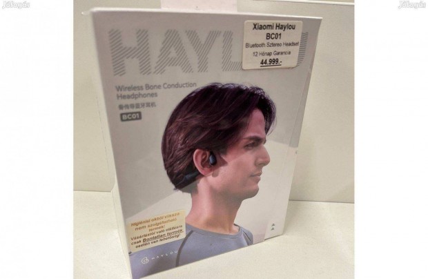 Haylou BC-01 Stereo Headset Fekete sznben
