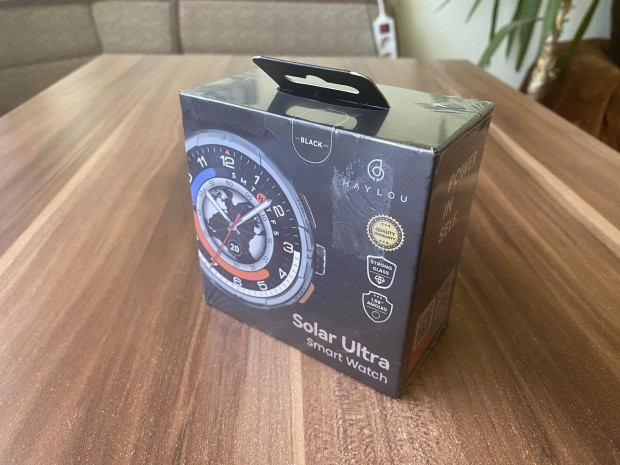 Haylou Solar Ultra GPS Smart Watch okosóra Új