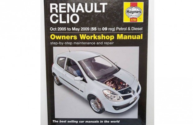 Haynes Renault Clio III Javtsi tmutat, szerelsi kziknyv