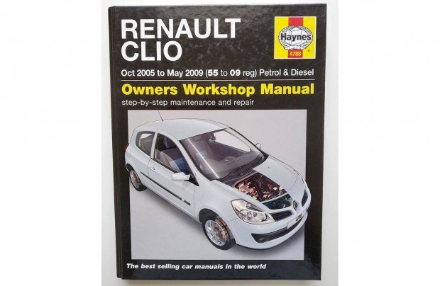 Haynes Renault Clio III Javtsi tmutat, szerelsi kziknyv