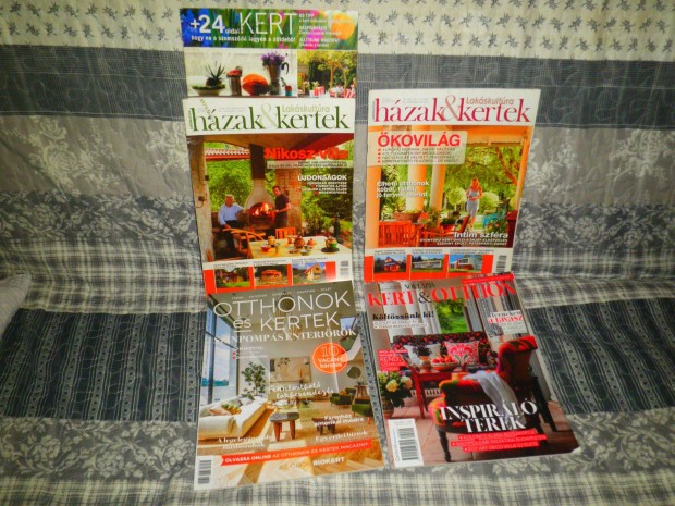 Házak-Kertek- Otthonok magazinok ujak