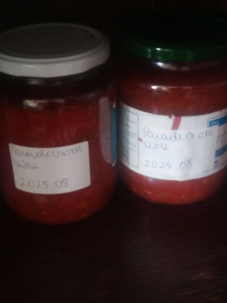 Házi saját paradicsomszósz 3000ft/kg óbuda E mentes tartos