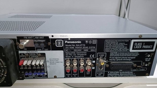 Házimozi Panasonic 5.1 DVD lejátszó