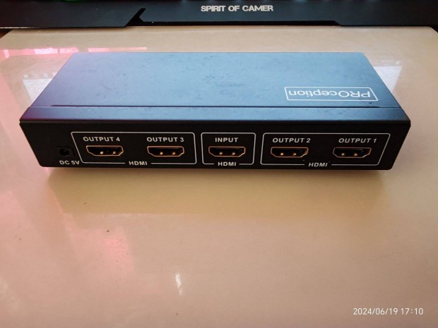 Hdmi Aktv splitter 1 a 4 hez