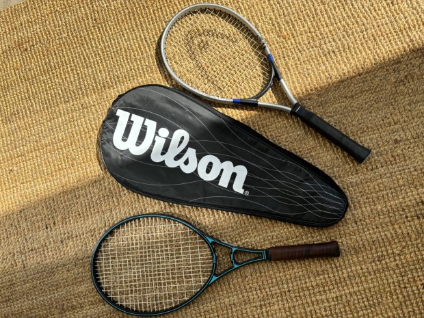 Head s Wilson tenisz tk szp llapotban j markolattal