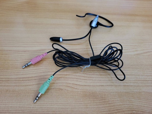 Headset jack mikrofon s fejhallgat PC szmtgp stb. hibtlan