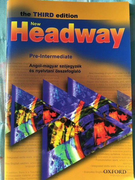 Headway pre-intermediate angol-magyar szjegyzk s nyelvtani sszefog