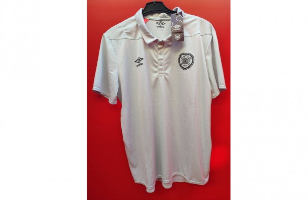 Heart of Midlothian FC eredeti Umbro szrke gallros pl (XL)