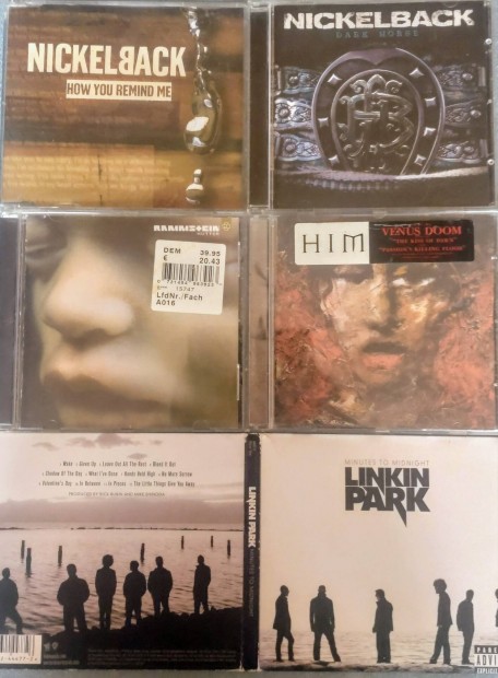 Heavy metal rock CD Linkin Park Rammstein Nickelback HIM