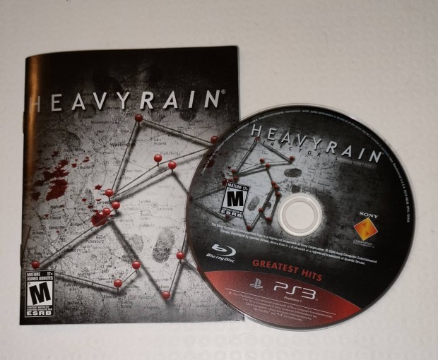 Heavy rain PS3 jtk eredeti tok nlkl 