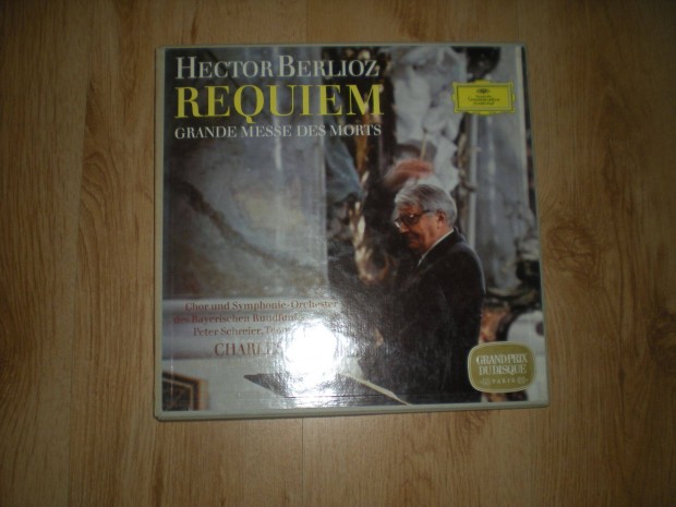 Hector Berlioz Requiem bakelit lemez