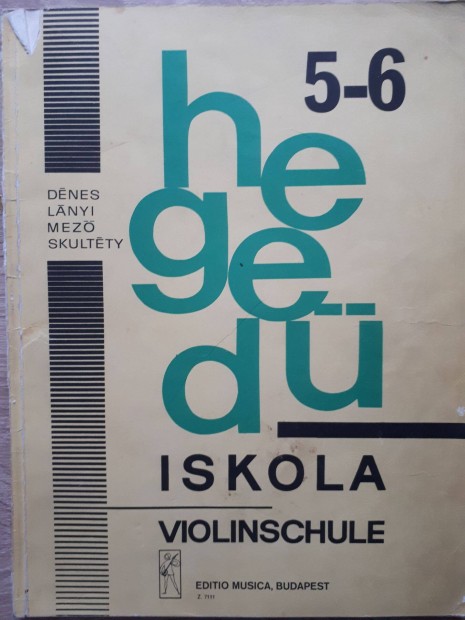 Hegediskola s egyb kottk (hangsorok, koncert darabok) olcsn