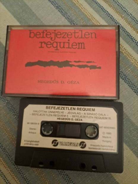 Hegeds D. Gza Befejezetlen Requiem kazetta