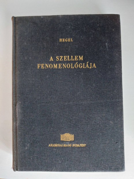 Hegel - A szellem fenomenolgija