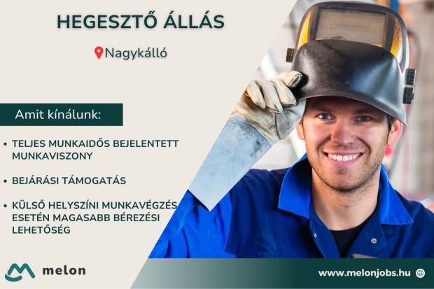 Hegesztő álláslehetőség