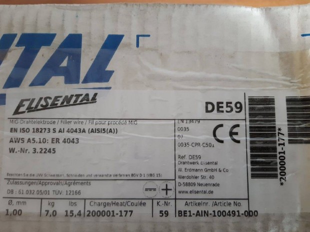 Hegeszthuzal 7kg Alsi5