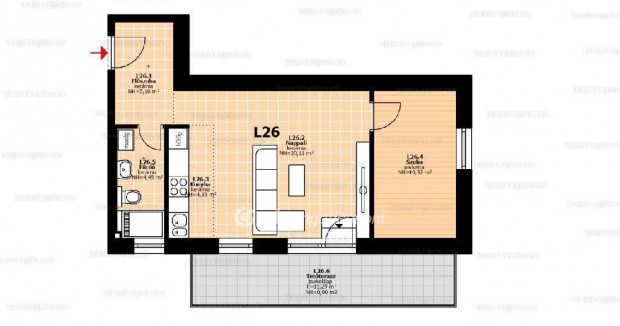 Hegyeshalomi 44 nm-es lak�s elad�