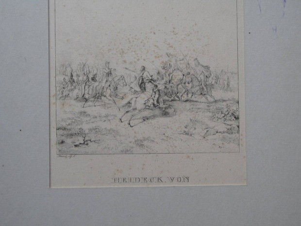 Heideck: Csatjelenet Napóleoni háborúk - No. 193 / 33*25 cm
