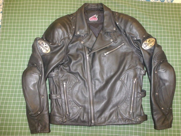 Hein Gericke Speedforce motoros bőrdzseki, 2XL méret, rocker fazon