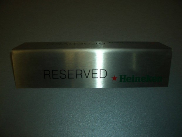 Heineken foglalt tbla reserved