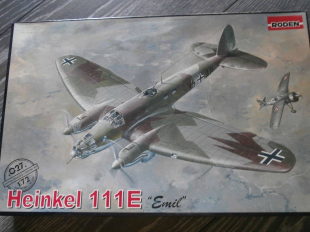 Heinkel 111 E "emil" 1:72 Roden makett