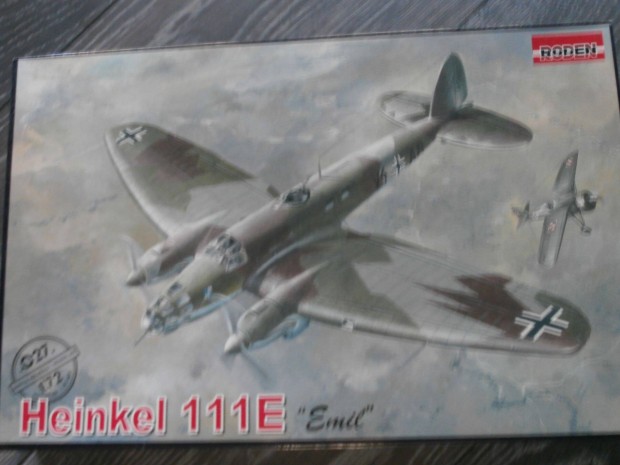 Heinkel 111 E "emil" 1:72 Roden makett -postval