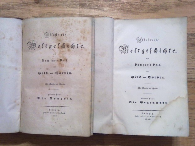 Held und Corvin: Illustrierte Weltgeschichte 3-4. (1847-1850)